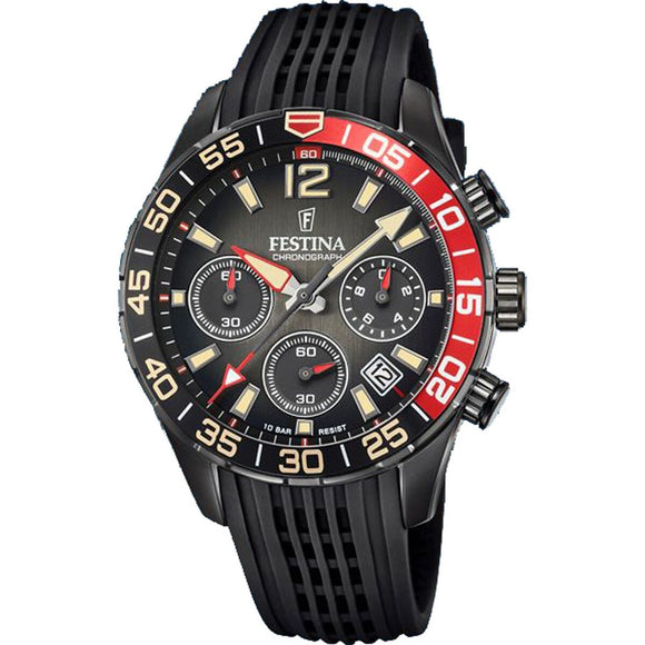Men's Watch Festina F20518/3 Black Grey-0