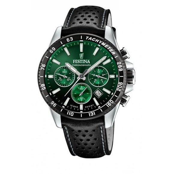 Men's Watch Festina F20561/5 Black Green-0