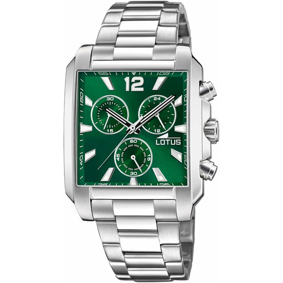 Men's Watch Lotus 18850/3 Green Silver-0