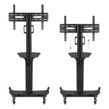 TV Mount TooQ FS1970M-B 32" - 65" 35 kg Black Wheels-1