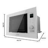 Microwave Cecotec 	GRANDHEAT 2090 White 1200 W 20 L-1