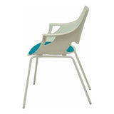 Reception Chair Saceruela P&C 1 Blue White (3 uds)-4