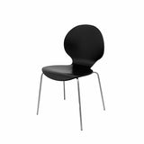 Reception Chair Peñas P&C 4321NE Black (4 uds)-2