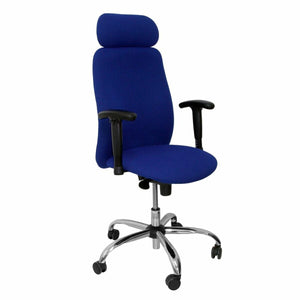 Office Chair with Headrest Fuente P&C BALI229 Blue-0