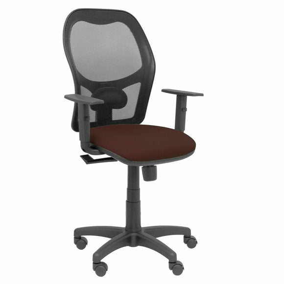 Office Chair P&C 3B10CRN With armrests Dark brown-0