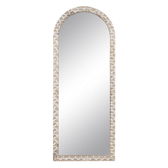 Wall mirror 61 x 2 x 152 cm Wood White