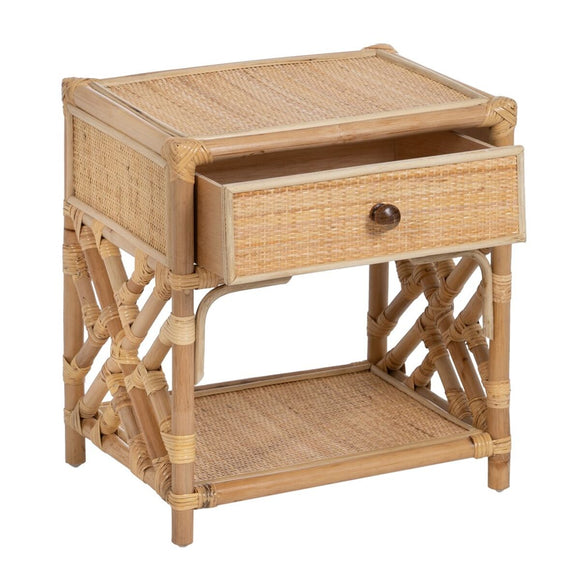 Side table 45 x 35 x 50 cm Natural Rattan