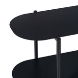 TV furniture 90 x 28 x 70,3 cm Black Steel-6