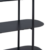 TV furniture 90 x 28 x 70,3 cm Black Steel-5
