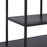 TV furniture 120 x 32 x 55 cm Black Steel-4