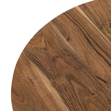 Set of 3 tables Wood Metal Iron Acacia 50 x 50 x 45 cm-5