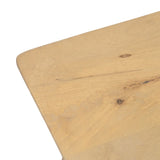 Set of 3 tables Mango wood 110 x 50 x 45 cm-5