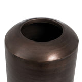 Vase 37 x 37 x 99 cm Copper Aluminium