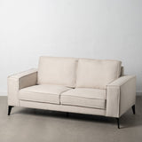 Sofa Black Cream Nylon Polyester 175 x 86 x 81 cm-8