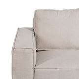 Sofa Black Cream Nylon Polyester 175 x 86 x 81 cm-4