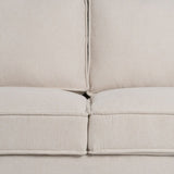 Sofa Black Cream Nylon Polyester 175 x 86 x 81 cm-3