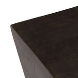 Small Side Table Bronze Aluminium 30 x 30 x 41 cm-6