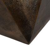 Small Side Table Bronze Aluminium 30 x 30 x 41 cm-2