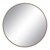 Wall mirror Natural Crystal MDF Wood 89,5 x 4,5 x 89,5 cm-0