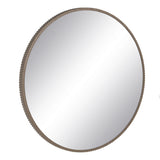 Wall mirror Natural Crystal MDF Wood 89,5 x 4,5 x 89,5 cm-5