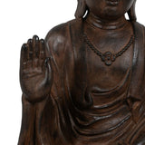 Sculpture Buddha Brown 56 x 42 x 88 cm-3