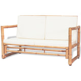 vidaXL Patio Lounge Set 4 Pieces with Cushions Rustic Armchair Cream/Gray