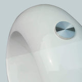 vidaXL Couchtisch mit ovaler Glasplatte, Akzentende, Beistelltisch, Mehrfarbig