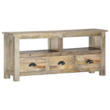 vidaXL TV Cabinet 43.3"x11.8"x11.8" Solid Mango Wood