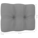 vidaXL Набір для відпочинку у патіо з 6 предметів з подушками з масиву сосни