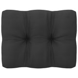 vidaXL Набір для відпочинку у патіо з 10 предметів із подушками з масиву сосни білого кольору