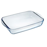 Serving Platter Pyrex Classic 4,6 L 40,3 x 26,3 x 7,3 cm Transparent Glass (6 Units)-1