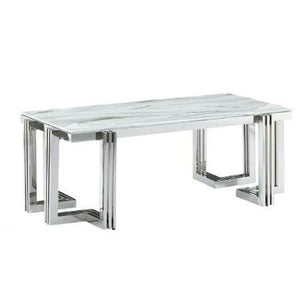 Table DKD Home Decor Crystal Steel (120 x 60 x 45 cm)-0