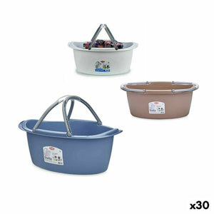 Multi-purpose basket Stefanplast With handles Plastic 25 L 59 x 23 x 38 cm (30 Units)-0