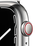 Розумний годинник Apple WATCH SERIES 7 Silver 32 GB OLED LTE