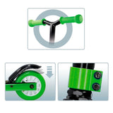 Scooter Colorbaby Black Green 4 Units-3