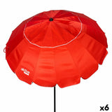 Sunshade Aktive Red Aluminium 220 x 215 x 220 cm (6 Units)-0